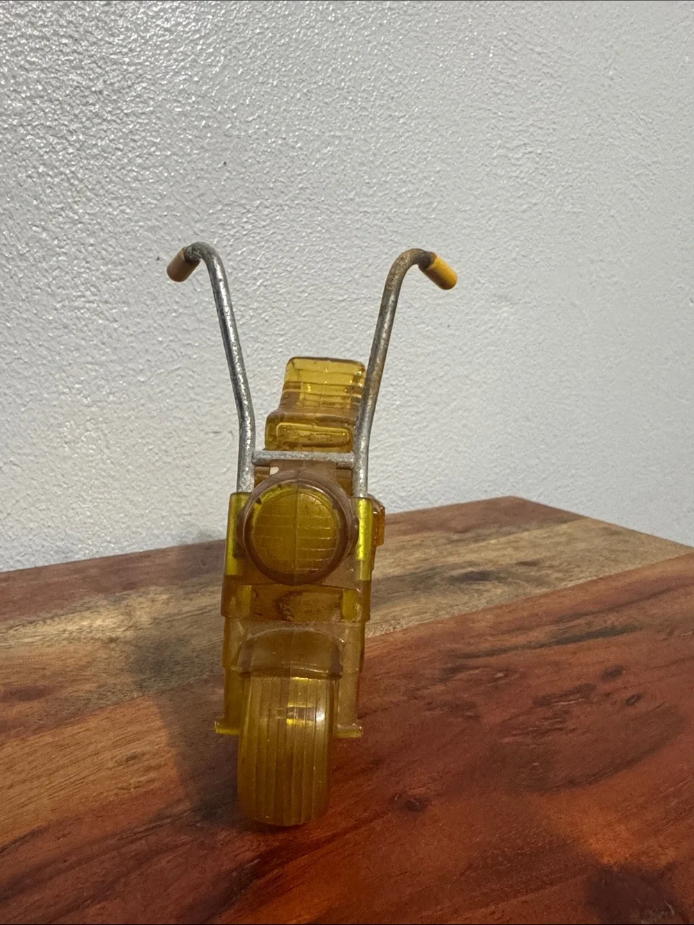 Vintage Avon Mini Bike Amber Glass Bottle Full 1970s Motorcycle Decanter Cologne - Picture 6 of 8